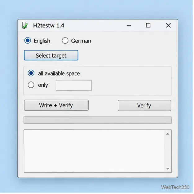 H2testw: Cum se verifică capacitatea unei unități USB sau a unui card SD