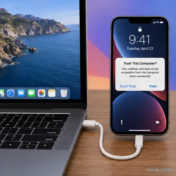Comment accéder aux fichiers photo de l'iPhone sur macOS