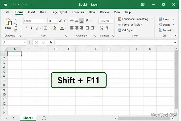 Как добавить лист в Excel: 4 быстрых способа, включая сочетание клавиш.