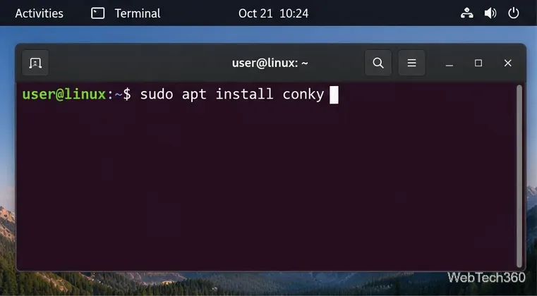 Cómo agregar información del sistema al escritorio Linux con Conky