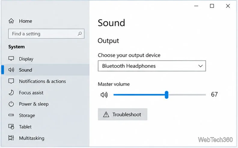 So passen Sie die Links/Rechts-Balance für Bluetooth-Kopfhörer unter Windows 10 an