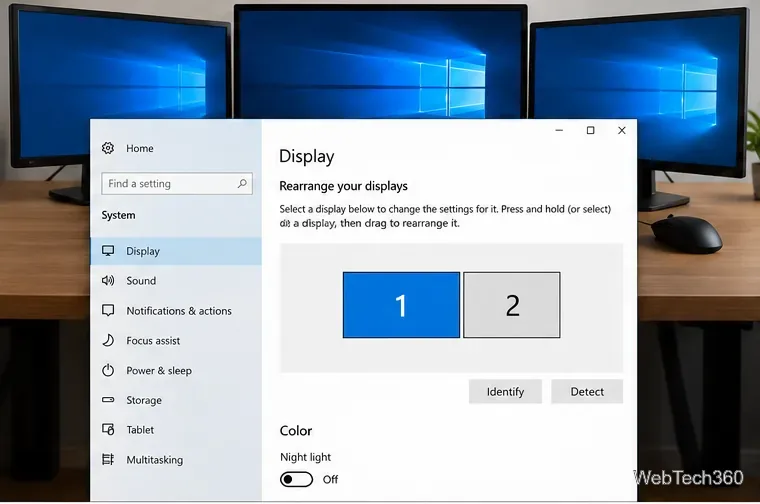 Windows 10で複数のモニターを配置する方法