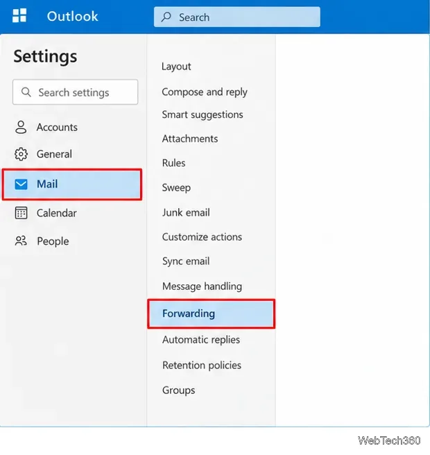 Come inoltrare automaticamente le email in Outlook 365