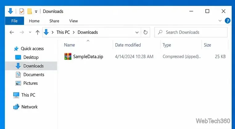 Como extrair arquivos ZIP automaticamente no Windows 10