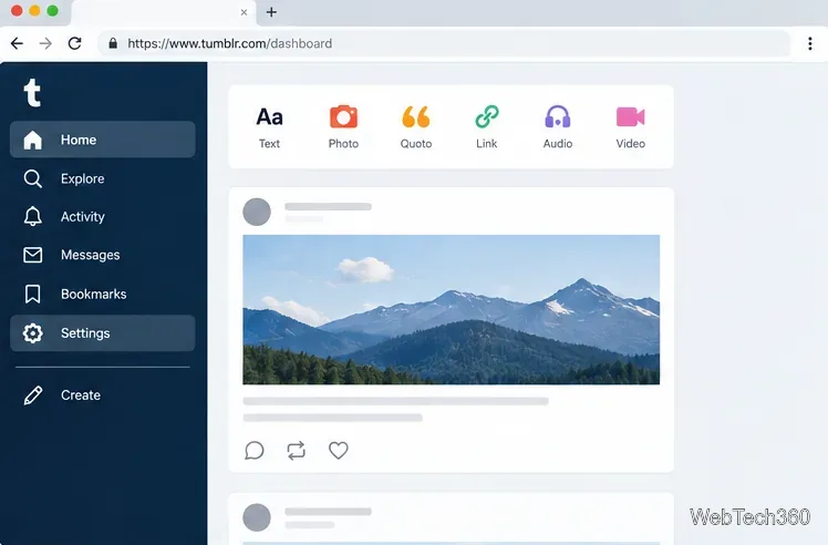วิธีสำรองข้อมูลบล็อก Tumblr บน Mac