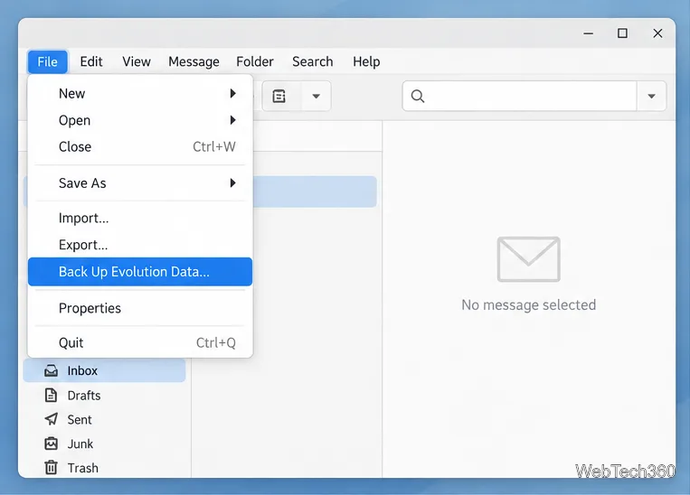 Comment sauvegarder et restaurer ses e-mails dans Evolution sous Linux