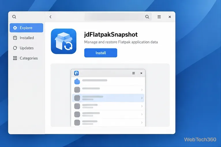 Как создать резервную копию приложений Flatpak в Linux с помощью jdFlatpakSnapshot