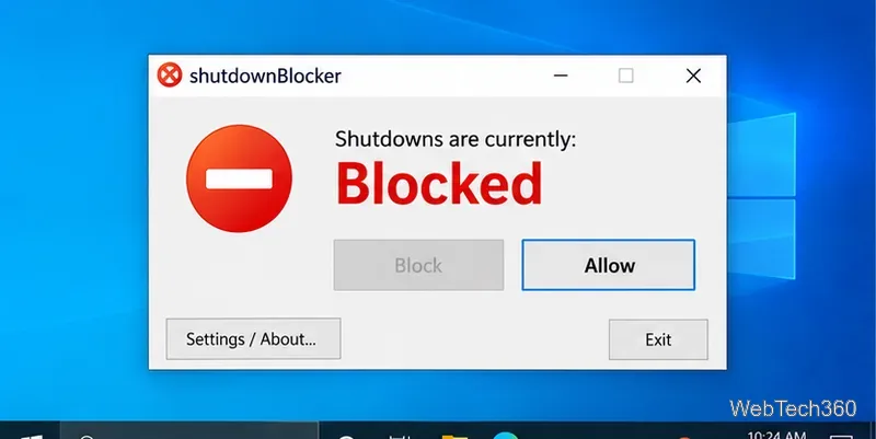 Windows 10でシャットダウンと再起動をブロックする方法