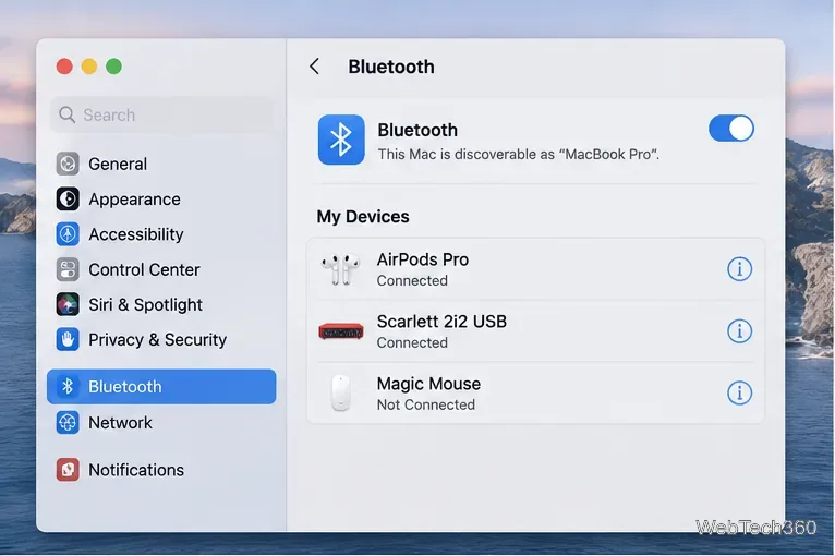 So ändern Sie die Audioeingabe und -ausgabe unter macOS