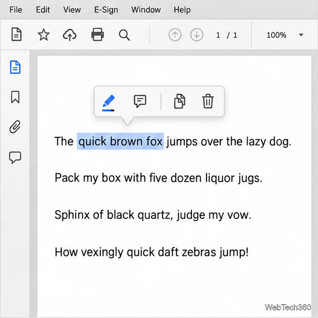 Jak zmienić kolor podświetlenia w programie Adobe Acrobat Reader DC
