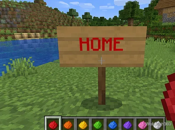 Как изменить цвет текста на вывесках в Minecraft (краски и цветовые коды)