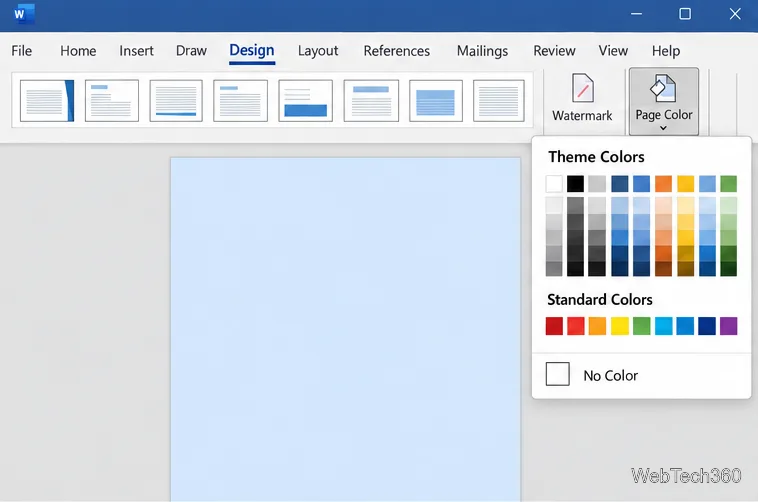 วิธีเปลี่ยนสีพื้นหลังหรือเพิ่มรูปภาพใน Microsoft Word