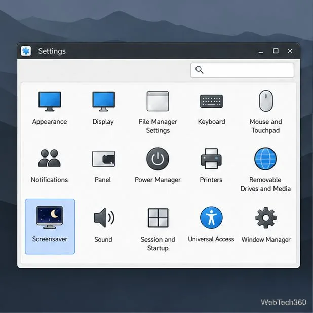 Comment changer l'économiseur d'écran sur Xfce : choisir un thème et définir la durée d'inactivité