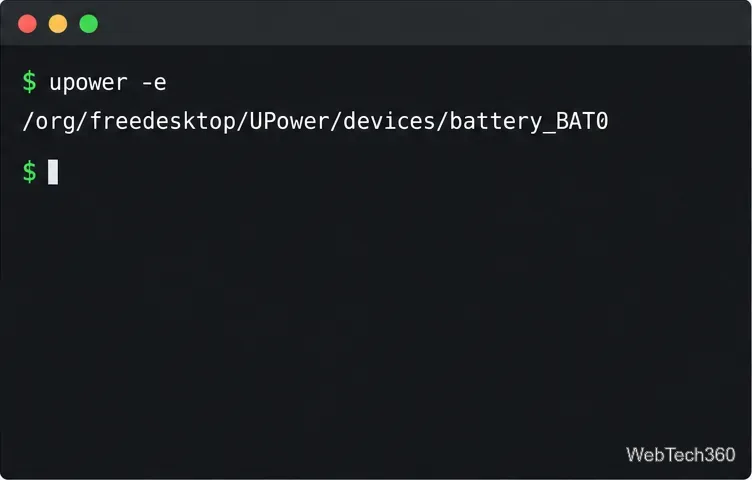 วิธีตรวจสอบแบตเตอรี่แล็ปท็อปใน Linux จากบรรทัดคำสั่ง