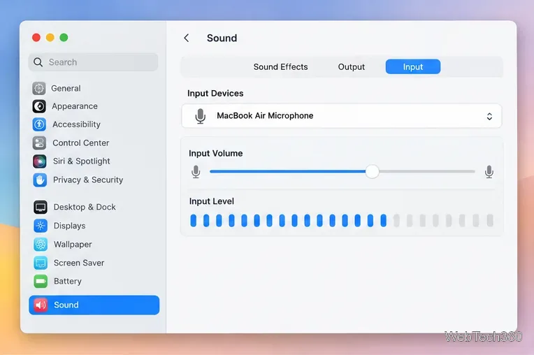 Macのマイク（内蔵または外付け）をチェックする方法