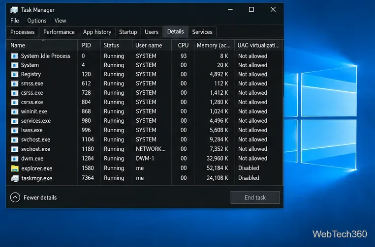 Как проверить, запущен ли процесс от имени администратора в Windows 10