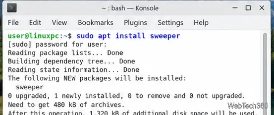 Come pulire il tuo PC Linux con KDE Sweeper