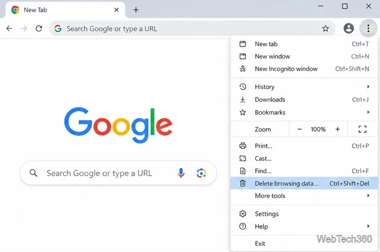 Chrome Tarayıcıda Önbelleğinizi Nasıl Temizlersiniz?