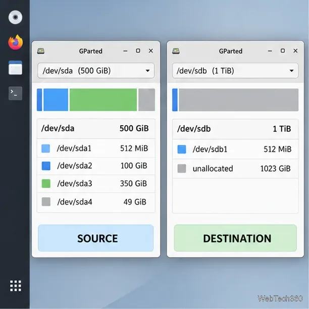 How to Clone a Linux Hard Drive with GParted