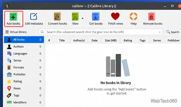 Calibreを使ってLinuxでPDFからEPUBに電子書籍を変換する方法