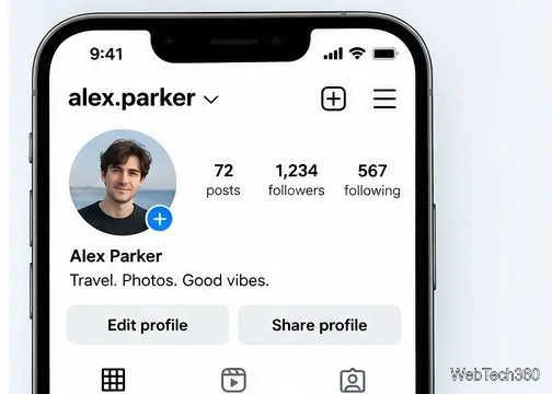 Instagramプロフィールリンクをコピーして共有する方法