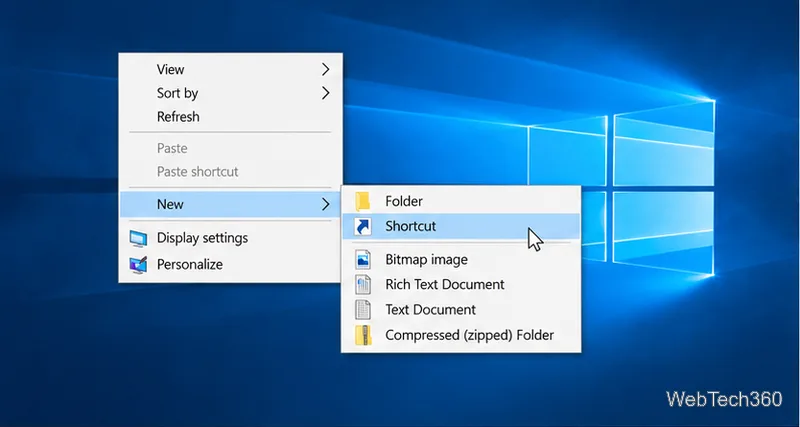 Come creare un collegamento al prompt dei comandi che si apra in una cartella su Windows 10