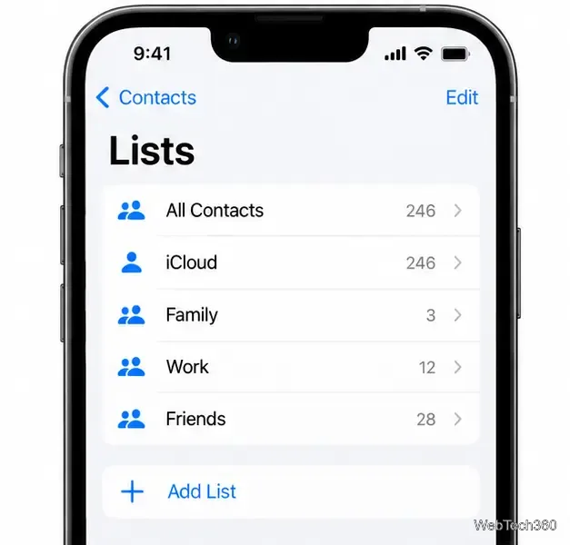 Como criar grupos de contatos no iPhone: 4 métodos fáceis