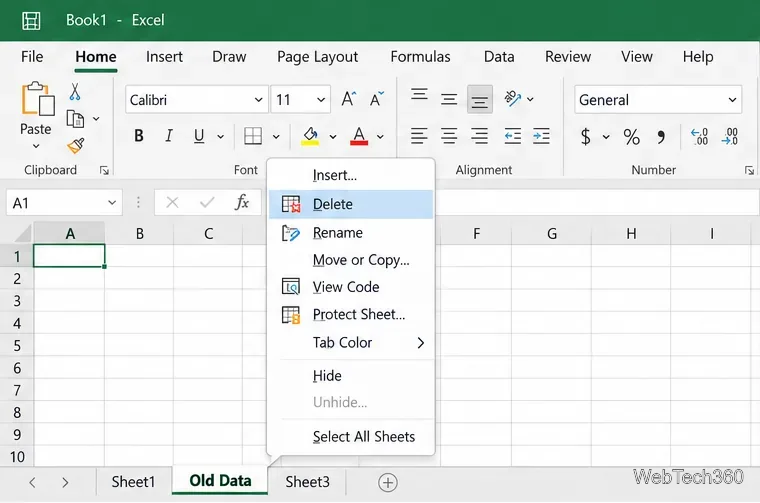 Como excluir uma planilha no Excel: dois métodos simples
