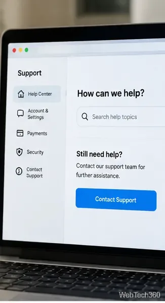 Страница поддержки Cash App с настройками учетной записи и контактной информацией службы поддержки.
