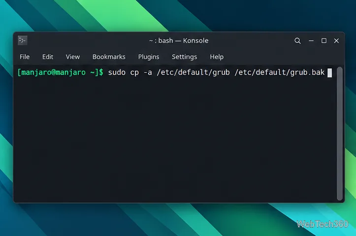 Come disabilitare la ripresa di GRUB su Manjaro Linux