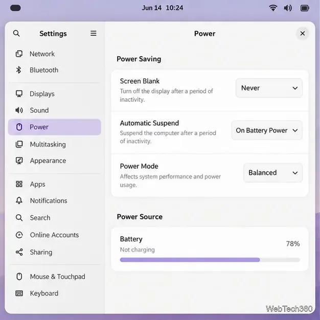 Comment désactiver l'économiseur d'écran dans GNOME Shell
