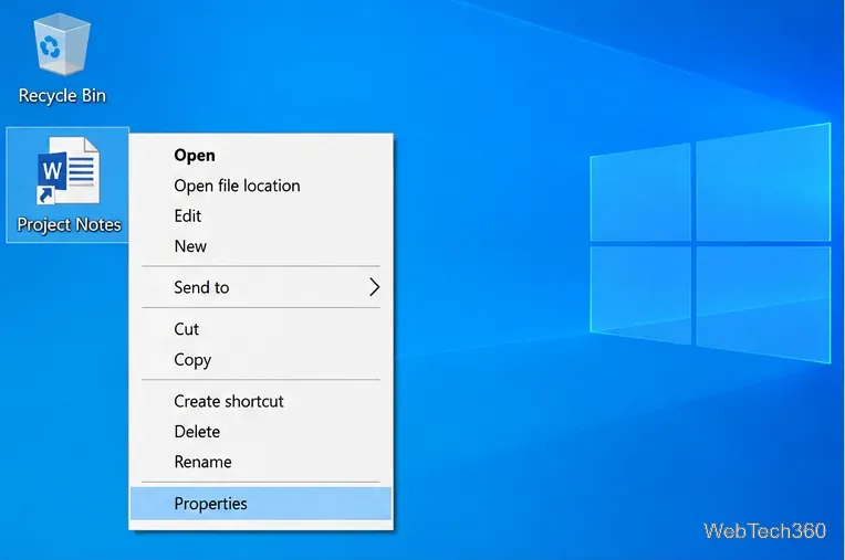 Как найти исходный файл ярлыка в Windows 10