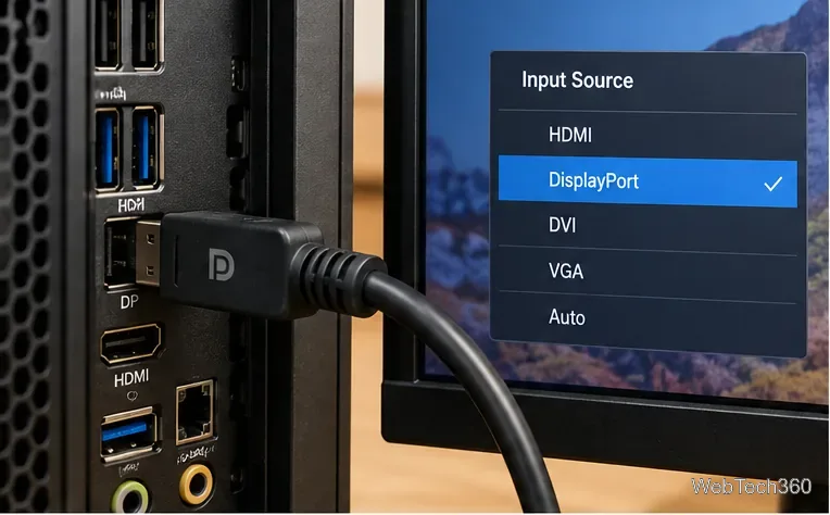 How to Fix a DisplayPort No Signal Error on Windows 10