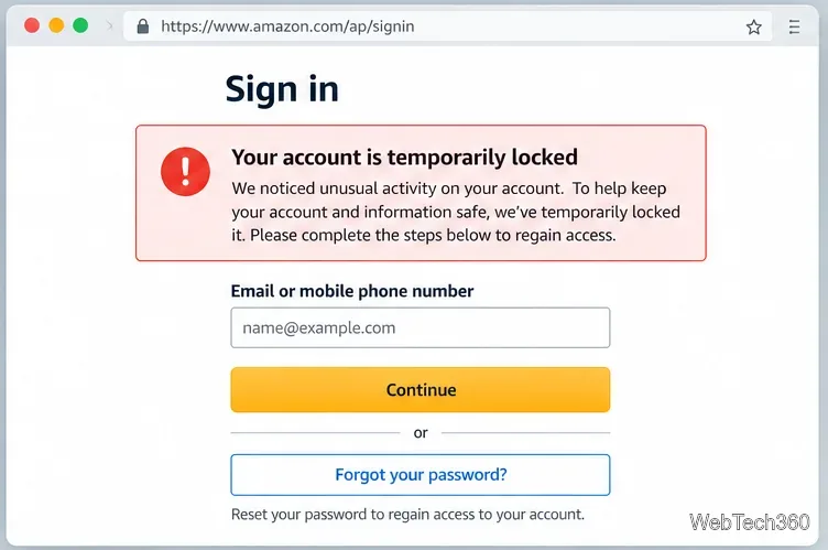 So beheben Sie die Sperrung eines Amazon-Kontos