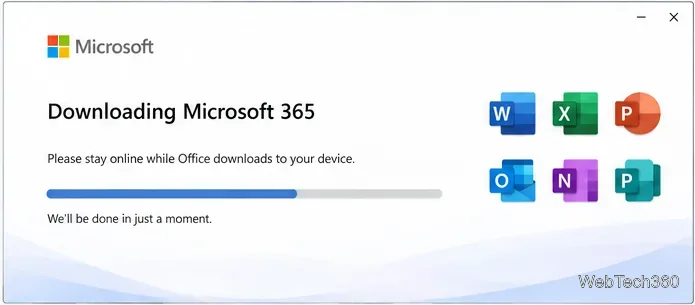 Как исправить зависание установки Microsoft Office 365 в Windows 10