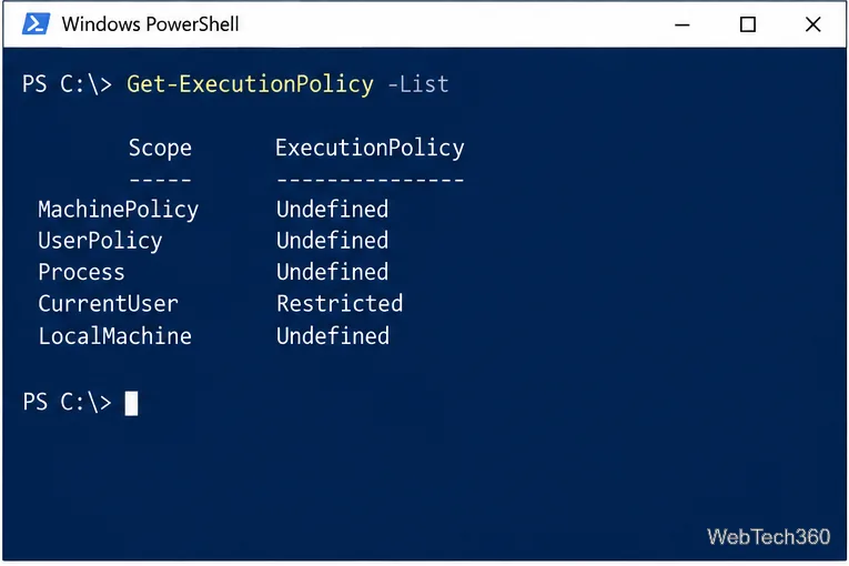 Как исправить ошибку «Запуск скриптов отключен в этой системе» в PowerShell на Windows 10