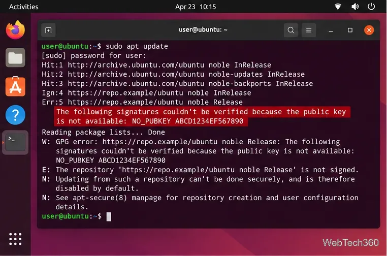 Cum se remediază eroarea GPG „NO_PUBKEY” pe Ubuntu