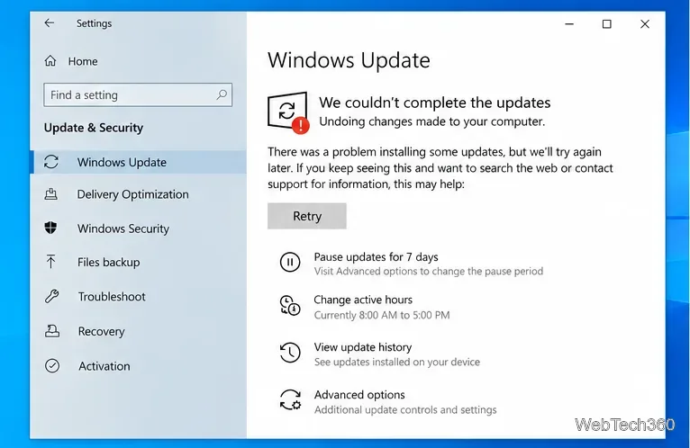 Come risolvere il problema "Impossibile completare gli aggiornamenti" e annullare le modifiche in Windows 10