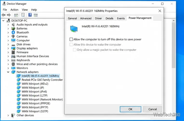 Windows 10でロック時にWi-Fi接続が切断される問題を解決する方法