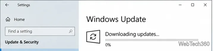 Как исправить проблему с зависанием обновления Windows на 0% в Windows 10
