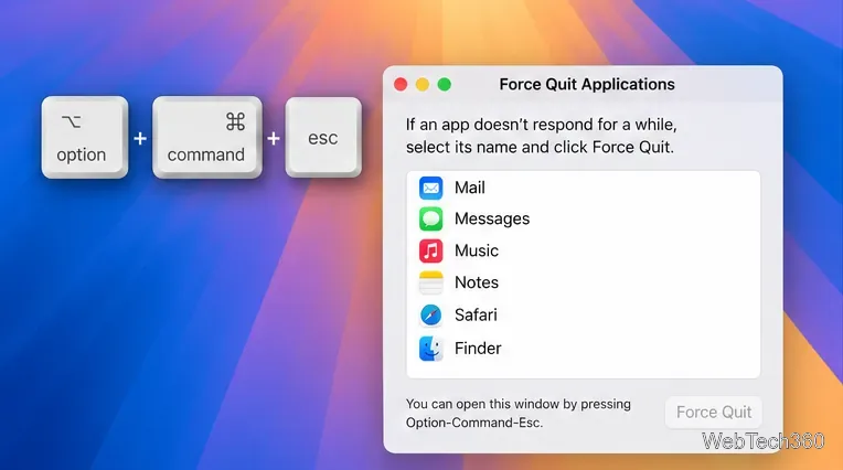 Macでアプリを強制終了する方法：アプリを素早く閉じる5つの方法