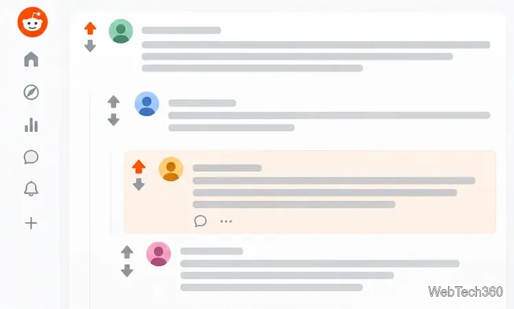 Иллюстрация редактора текстовых сообщений в стиле Reddit, с местом для четкого заголовка и контекста.