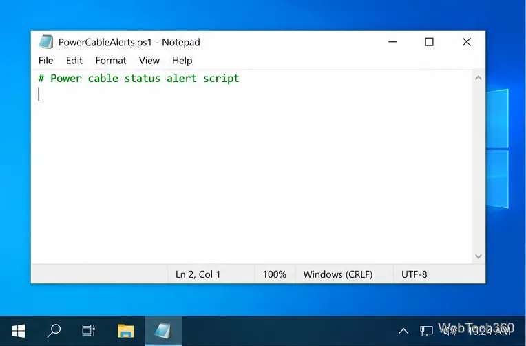 Как получать уведомления о подключении и отключении кабеля питания в Windows 10