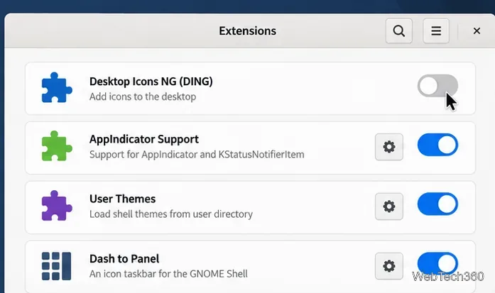 Linuxでデスクトップアイコンを非表示にする方法
