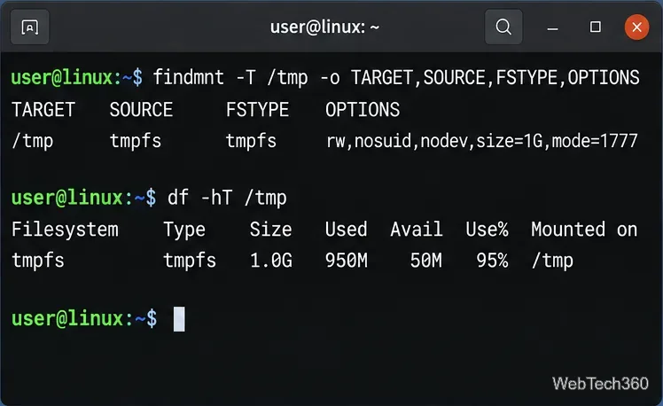 Come aumentare le dimensioni della cartella /tmp su Linux