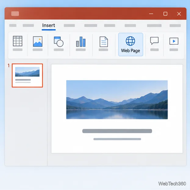 Comment insérer une page web interactive dans une diapositive PowerPoint