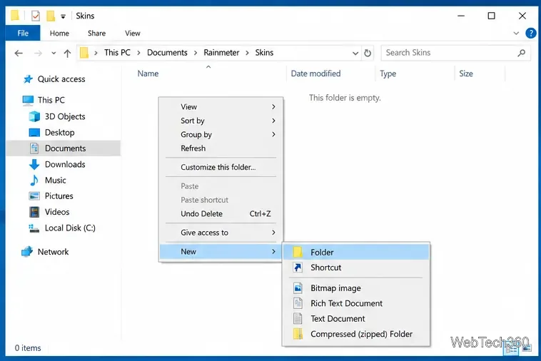 How to Install a Rainmeter Skin From an INI File on Windows 10