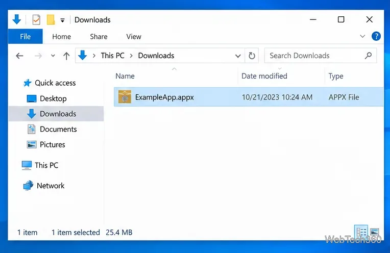 Как установить приложение APPX на Windows 10