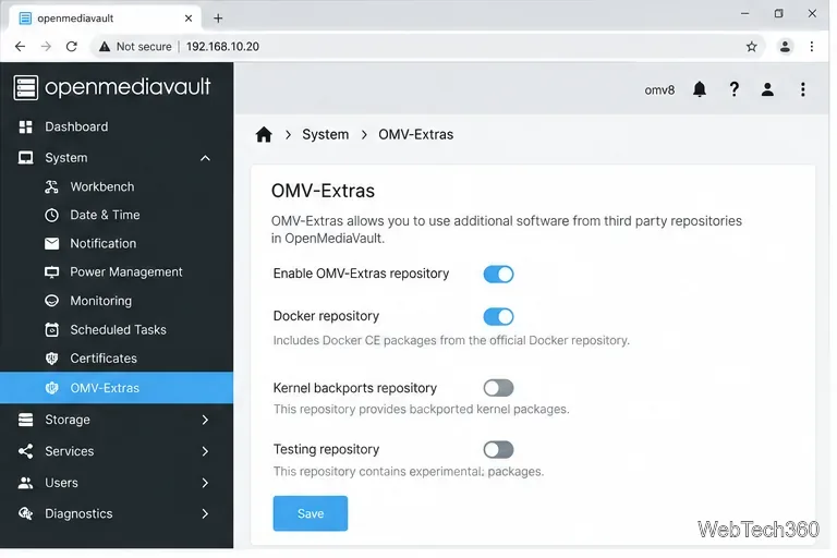 How to Install and Set Up Plex on OpenMediaVault with Compose