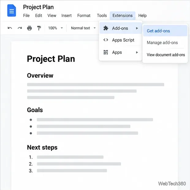 Come installare e disinstallare i componenti aggiuntivi in ​​Google Docs